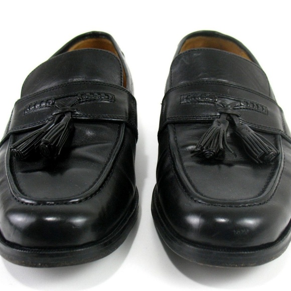 Johnston & Murphy Leather Tassel Loafers Sz 9M